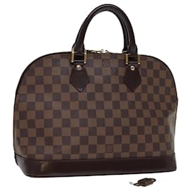 Louis Vuitton-LOUIS VUITTON Damier Ebene Alma Borsa a mano N51131 LV Auth 73202-Altro