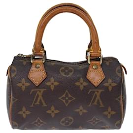 Louis Vuitton-LOUIS VUITTON Borsa a mano Mini Speedy con monogramma M41534 LV Auth 73281-Monogramma