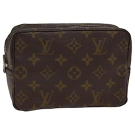 Louis Vuitton-LOUIS VUITTON Monogram Trousse Toilette 18 Pouch M47526 LV Auth 73016-Monogramma