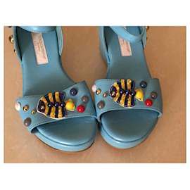Dolce & Gabbana-Sandales enfant-Bleu