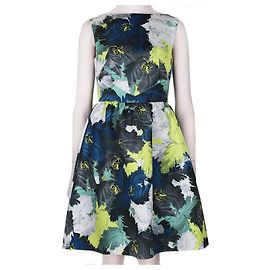 Erdem Blumenmuster-Kenya-Kleid Mehrfarben