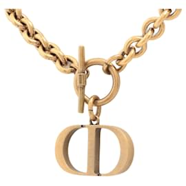 Dior-CD Pendant Short Metal Necklace-Other
