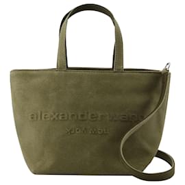 Alexander Wang-Punch Small Shopper Tasche - Alexander Wang - Baumwolle - Khaki-Grün,Khaki