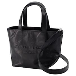 Alexander Wang-Punch Mini Shopper Bag - Alexander Wang - Leather - Black-Black