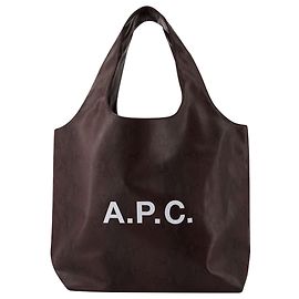 Apc Sac cabas Ninon - A.P.C. - Cuir synthétique - Mûre Rouge Bordeaux
