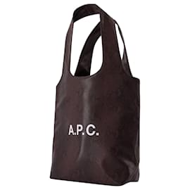 Apc-Petit sac cabas Ninon - A.P.C. - Cuir synthétique - Mûre-Rouge,Bordeaux