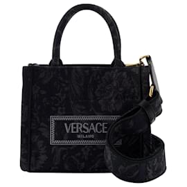 Versace-Bolsa transversal XS Athena - Versace - Couro - Preto-Preto