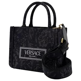 Versace-Bolsa transversal XS Athena - Versace - Couro - Preto-Preto