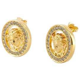 Orecchini Medusa 95 - Versace - Metallo - Oro D'oro Metallico