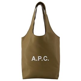 Apc Petit sac cabas Ninon - A.P.C. - Cuir synthétique - Kaki Vert Kaki
