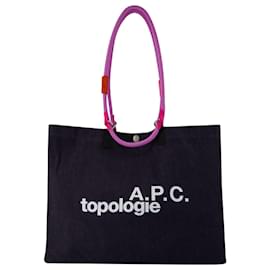 Apc-Bolso Shopper Topologie - A.P.C. - Algodón - Rosa-Rosa