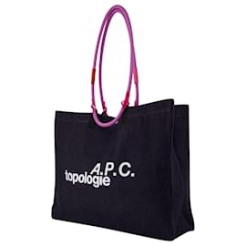 Apc-Bolso Shopper Topologie - A.P.C. - Algodón - Rosa-Rosa
