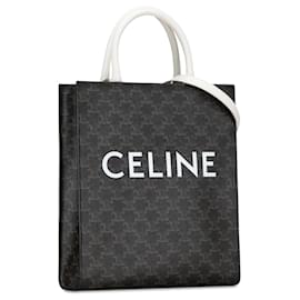 Céline-Petit cabas vertical Celine Brown Triomphe-Marron