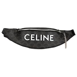 Céline-Celine Brown Triomphe Belt Bag-Brown,Dark brown