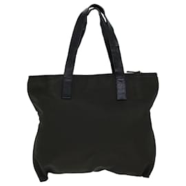 Prada-PRADA Tote Bag Nylon Khaki Auth ac2957-Khaki