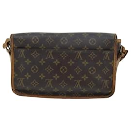 Louis Vuitton-LOUIS VUITTON Monogram Gibeciere MM Shoulder Bag M42247 LV Auth bs14038-Monogram