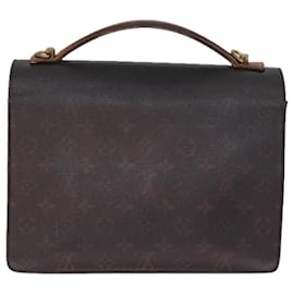 Louis Vuitton-Bolso de mano LOUIS VUITTON Monogram Monceau 28 M51185 LV Auth 73433-Monograma