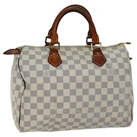 Louis Vuitton-Bolso de mano LOUIS VUITTON Damier Azur Speedy 30 N41533 Autenticación LV 73440-Otro