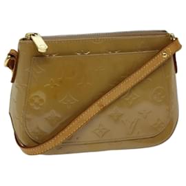 Louis Vuitton-LOUIS VUITTON Vernis Minna Street Shoulder Bag Noisette M91508 LV Auth 73021-Other