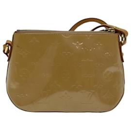 Louis Vuitton-LOUIS VUITTON Bolso de hombro Vernis Minna Street Noisette M91508 LV Auth 73021-Otro