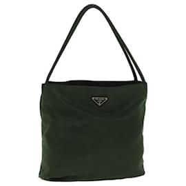 Prada-PRADA Borsa tote Nylon Kaki Auth 72138-Cachi