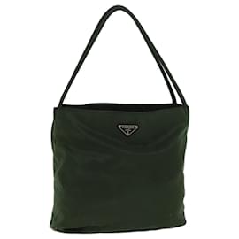 Prada-PRADA Tote Bag Nylon Khaki Auth 72138-Khaki