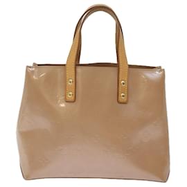 Louis Vuitton-Bolso de mano LOUIS VUITTON Monogram Vernis Reade PM Noisette M91334 LV Auth ep4147-Otro