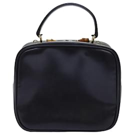 Gucci-Bolsa de mão GUCCI Couro envernizado 2way Preto 000 3270 0323 Autenticação 72127-Preto