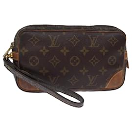 Louis Vuitton-LOUIS VUITTON Monogramma Marly Dragonne PM Pochette M51827 LV Auth 72881-Monogramma