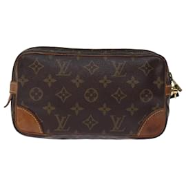 Louis Vuitton-Bolso de mano LOUIS VUITTON con monograma Marly Dragonne PM M51827 LV Auth 72881-Monograma