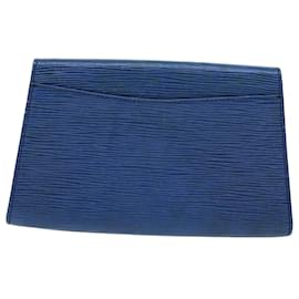 Louis Vuitton-Bolso de mano LOUIS VUITTON Epi Art Deco Azul M52635 LV Auth 71950-Azul