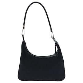 Gucci-Bolsa de ombro em lona GUCCI GG preta 001 3812 Auth yk12045-Preto