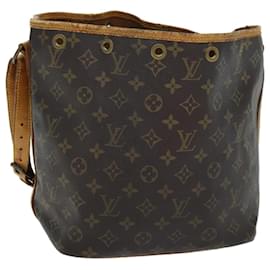 Louis Vuitton-LOUIS VUITTON Monogram Petit Noe Shoulder Bag M42226 LV Auth 72863-Monogram
