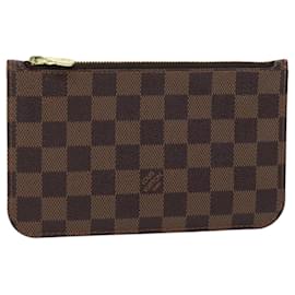 Louis Vuitton-Estuche LOUIS VUITTON Damier Ebene Neverfull PM Auth LV ac2988-Otro