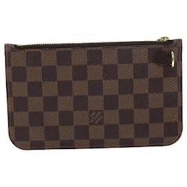 Louis Vuitton-LOUIS VUITTON Damier Ebene Neverfull PM Pouch LV Auth ac2988-Altro