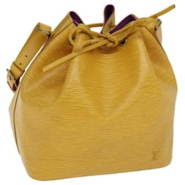 Louis Vuitton-Bolsa de ombro LOUIS VUITTON Epi Petit Noe Tassili Amarelo M44109 Autenticação de LV 73080-Outro