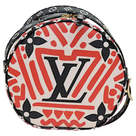 Louis Vuitton-LOUIS VUITTON Monogram Giant Crafty Boite Chapoe Souple Bag M45366 Auth 72431S-Red