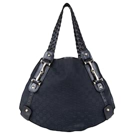 Gucci-Gucci Nuova Collezione Abbey Bag Monogramma GG-Nero