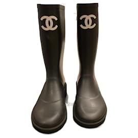 Chanel-Stiefel-Schwarz