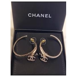 Chanel-Boucles d'oreilles-Bijouterie dorée