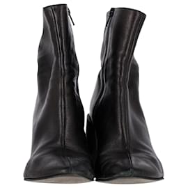 Acne-Acne Studios Saul Ankle Boots in Black Leather -Black