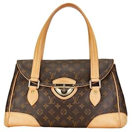 Louis Vuitton-Louis Vuitton Pochette Beverly Canvas Umhängetasche M40122 in gutem Zustand-Andere