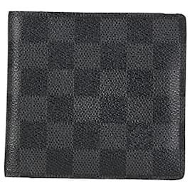 Louis Vuitton-Louis Vuitton Portefeuille Amerigo Bifold Wallet Canvas N41635 en buen estado-Otro