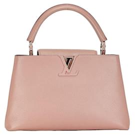 Louis Vuitton-Bolso de cuero Louis Vuitton Capucines PM M42258 en buen estado-Otro