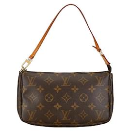 Louis Vuitton-Louis Vuitton Pochette Accessoires Canvas Handbag M51980 in Good condition-Other