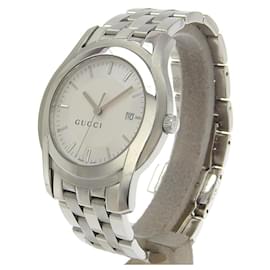 Gucci-Reloj de pulsera Gucci Quartz 5500XL Metal Quartz 5500XL en buen estado-Otro