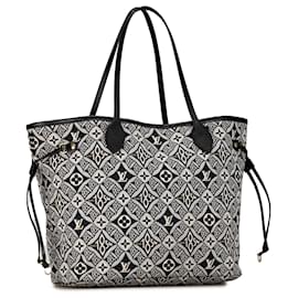 Louis Vuitton-Louis Vuitton Schwarzes Monogramm seit 1854 Neverfull MM-Schwarz