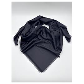 Givenchy-Givenchy black shawl with large 4G motifs-Black