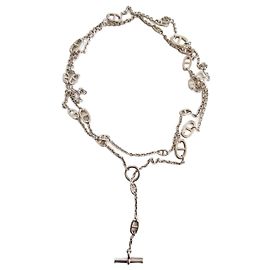 Hermès Collana lunga FARANDOLE 160 cm Argento