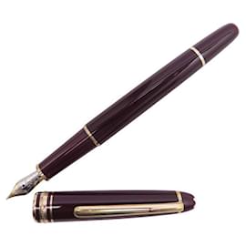 Montblanc-VINTAGE FOUNTAIN PEN MONTBLANC MEISTERSTUCK BORDEAUX CLASSIC FOUNTAIN PEN-Dark red